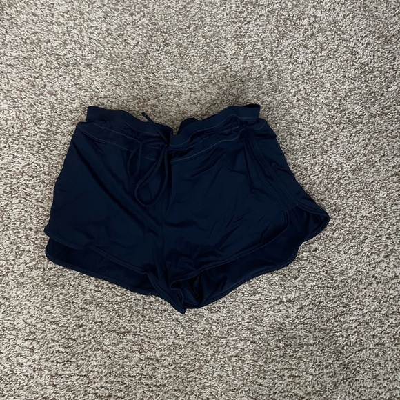 Athleta Navy Swim Shorts, size xxs - Picture 1 of 3